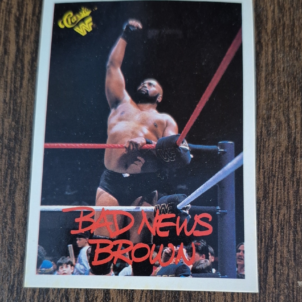 Wwf Bad News Brown Wrestling Trading Card